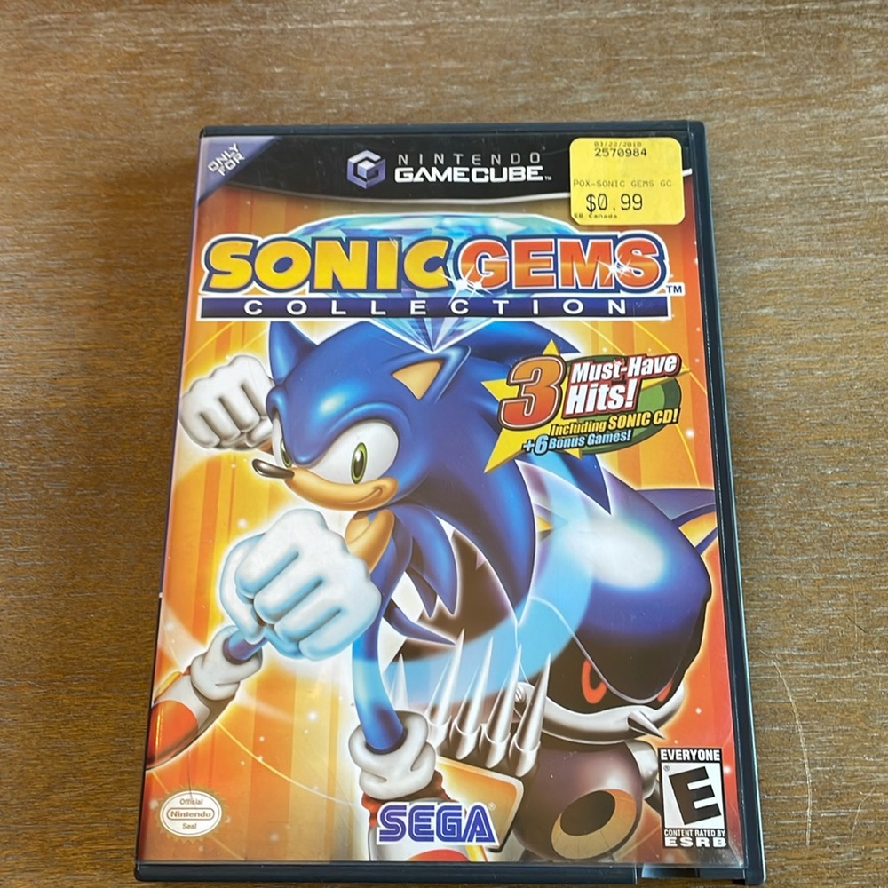 Sonic Gems collection for GameCube
